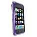 (Purple Rubber V2) Newly redesign Rubber Skin case polycarbonate cover Apple iPhone 3G /3G S + hard touch screen protector for iPhone 3GS 8gb, 16gb, 32gb