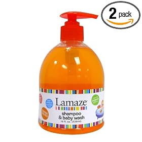 Lamaze Baby Shampoo & Body Wash, 16 ounce Pump (Pack of 2)