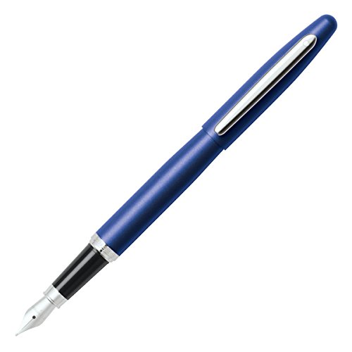 Sheaffer VFM, Neon Blue, Nickel Plate Trim, Fountain: Medium Nib (E0940153)