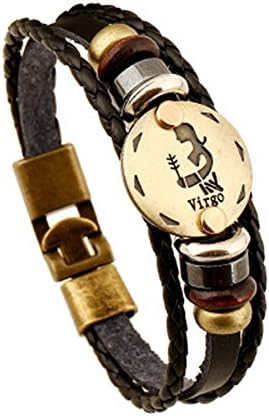 Bronze alloy buckle bracelet 12 constellation (Virgo)