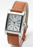 【決算SALE！！】【5年保証付】オリス レクタンギュラー デイデイト レザー ブラウン/シルバー メンズ Dバックル 585-7525-4061　[並行輸入品]　[並行輸入品]の画像
