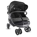 JOOVY Scooter X2 Double Stroller, Black