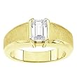 14K Yellow Gold Diamond Engagement Ring Mounting - CENTER STONE NOT INCLUDED