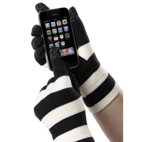 Touchscreen Gloves Womens – Striped