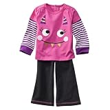 Infant Girls' JUST ONE YOU Made by Carters ® Pink/Blue Long-sleeve Mommy's Little Monster Pant/Shirt Set