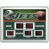 New York Jets Clock - 14"x19" Scoreboard