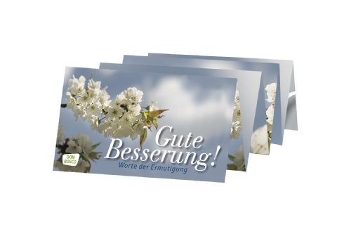 Don Bosco Medien GmbH Leporello ""Gute Besserung!""  (m. Kuvert u. Einlegeblatt): Worte der Ermutigung