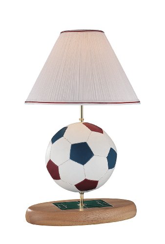 Click To Lite Source IK-6021 Soccer Ball Kids Table Lamp, Soccer Ball with Pleated Fabric Shade Details... Lite Source IK-6021 Soccer Ball Kids Table Lamp, Soccer Ball with Pleated Fabric Shade