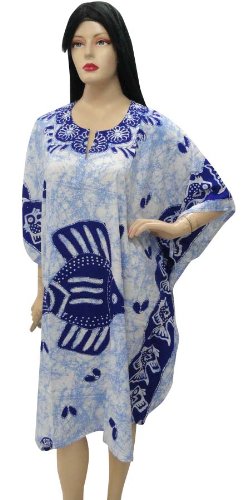 La Leela Fish Printed Mid Calf Cover Up product image