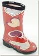 Kamik - Kid's Red Hearts Rain Boots