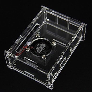 INTENSE IMPROVE Raspberry Pi B V31 Acrylic Case V31 Cooling Fan