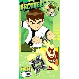 Ben 10 - Brother Birthday Card with Badge 5 x 9"