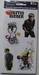 Justin Bieber Decorative Decals 2-pack Sheet