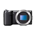 Sony NEX-5NB Systemkamera (16,1 Megapixel, 5,6-fach opt. Zoom, 7,5 cm (3 Zoll) Display, Live View) Geh�use, schwarz