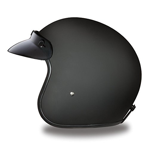 New!!! Slim Line CRUISER Daytona D.O.T 3/4 Helmets - DULL BLACK *With Removable, Snap On Gloss Black Bubble Visor *D.O.T. Approved, One Of The Smallest D.O.T. 3/4 Shell Helmets Ever Made! *More Oval Than Round Interior Helps Eliminate That Mushroom Look *Custom Formed Interior For X-treme Comfort *FREE Head Wrap And FREE Draw String Bag Included. *2015 Model. No Worry, No Hassle Return Policy. (Large) New!!! Slim Line CRUISER Daytona D.O.T 3/4 Helmets - DULL BLACK *With Removable, Snap On Gloss Black Bubble Visor *D.O.T. Approved, One Of The Smallest D.O.T. 3/4 Shell Helmets Ever Made! *More Oval Than Round Interior Helps Eliminate That Mushroom Look *Custom Formed Interior For X-treme Comfort *FREE Head Wrap And FREE Draw String Bag Included. *2015 Model. No Worry, No Hassle Return Policy. (Large)