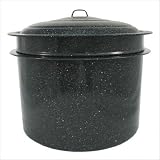Granite Ware 3-Piece 33-Quart Crab and Crawfish Cooker with Steamer and Drainer Insert