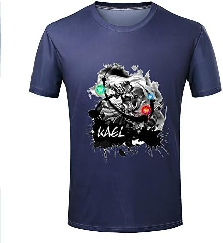 Warcraft Dota Invoker Kael Online Battle Arena Game peripheral 3 D Custom T-shirt Small Dark Blue