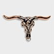 Silver Star HOLY COW Belt Buckle