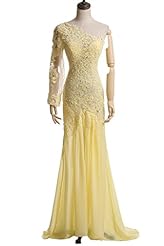 Lace Sheath Chiffon Evening Dress 