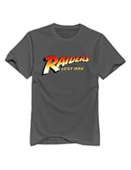 Apparel: TWSY Mens 16 Raiders Of The Lost Ark 1 T-Shirt DeepHeather US Size M,100% Cotton