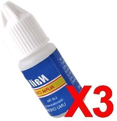 3 X 3g Acrylic Nail Art Glue French False Tips Manicure