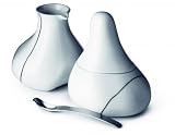 Menu - Pernille Vea - Black Contour Menu - Black Contour Sugar and Milk Set with Spoon