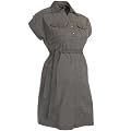 Mama Licious mamalicious Kleid mit Kragen Khaki Umstandsmode Umstandskleidung