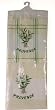 Pack of 2 Olive motif embroidered waffle weave French Provence Kitchen Tea Towels