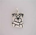 Silver Cuddly TEDDY BEAR CHARM Cute