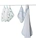 Aden and Anais Hooded Towel Washcloth Set-Hide and Sea