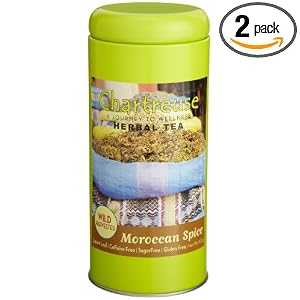 Chartreuse Loose Leaf Tea Moroccan Spice, 3.53-Ounce Tins (Pack of 2) by Chartreuse Organic Tea