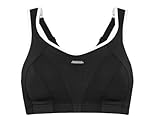 Shock Absorber Women's Extreme Support Sports Bra Top, Black/White, 38E