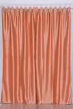 Juicy Peach Art Silk Custom made Curtains Drapes Panels Tab Top