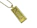 Aquarius Two Sided Zodiac Pendant / Necklace with Sign Traits on Front and Star Chart on Back