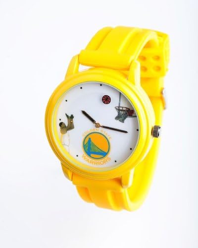 NBA Golden State Warriors Shooting Ball Yellow Watch and Band
