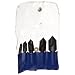Chicago Latrobe 213 Series Countersink/Center Reamer Set with Plastic Pouch, 82 Degree Angle, Inch, 5-piece, 1/4" - 3/4" in 1/8" increments