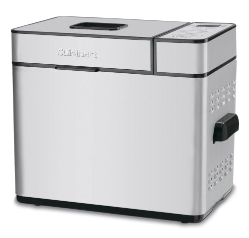 Cuisinart 2-Pound Programmable Breadmaker with 12 Preprogrammed Menu Options, 3 Loaf and Crust Color Settings; 13-Hour Delay-Start Timer, Includes Removable Lid with Viewing Window and Large Stay Cool Handles Cuisinart 2-Pound Programmable Breadmaker with 12 Preprogrammed Menu Options, 3 Loaf and Crust Color Settings; 13-Hour Delay-Start Timer, Includes Removable Lid with Viewing Window and Large Stay Cool Handles