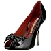 Buffalo London 13172-545 patent black 01, Damen Pumps, schwarz, (black 1)