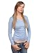 American Apparel 4376 Baby Rib Long Sleeve V Neck
