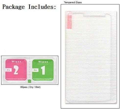 (GSCP-Ultra-clear) New Premium 9H Tempered Thick glass Screen protector for LG K7 / Tribute 5- Retail Packaging+New SNK Microfiber cloth