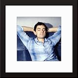 Rowan Atkinson Custom Framed And Matted Color Photo Total Size: 20x20 Inches