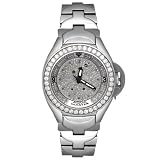 Aqua Master Mens Skeleton Diamond Watch with Diamond Bezel and Diamond Dial, 7.25 ctw