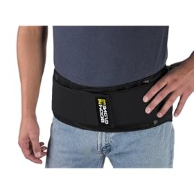 Body Glove 90122 Accupressure Breathable Neoprene Back Support, Black, Large by Body Glove