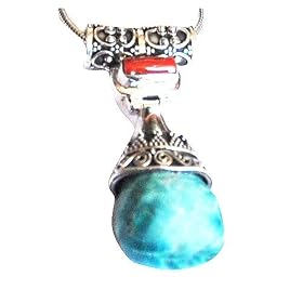 Gifts for Moms - Chain Pendant in Sterling Silver and Multi Gemstones 1.75 inches (gpndt015)