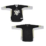 Boys NHL Pittsburgh Penguins Hockey Jersey / Sweater - Black & White (Size: L/XL )