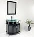Fresca Contento 30" Modern Bathroom Vanity w/Tempered Glass Sink