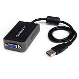 StarTech USB VGA Multi Monitor External Video Adapter for Video Card USB2VGAE2