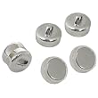3 Magnetic Jewelry Clasps Silver Plated Beading Parts