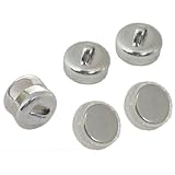 3 Magnetic Jewelry Clasps Silver Plated Beading Parts