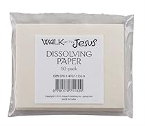 Walk with Jesus Dissolving Paper (50-Pack)